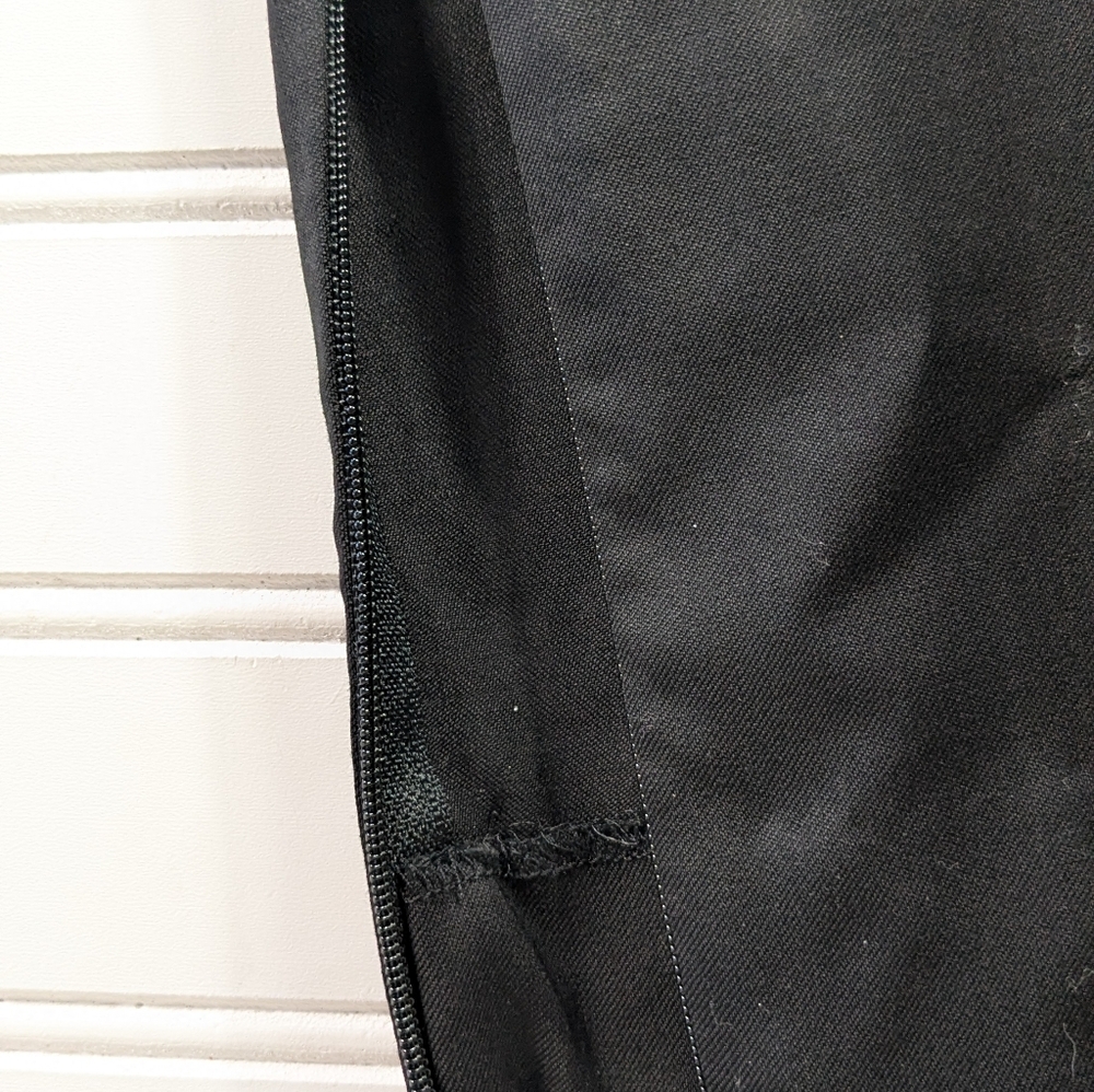 Helmut Lang Classic SKINNY leg High Waisted Cropped Black Pant 4 - Picture 7 of 15